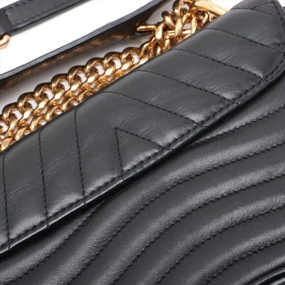 Louis Vuitton New Wave Chain Bag MM M51498 NZ2178 Black - Picture 11 of 11
